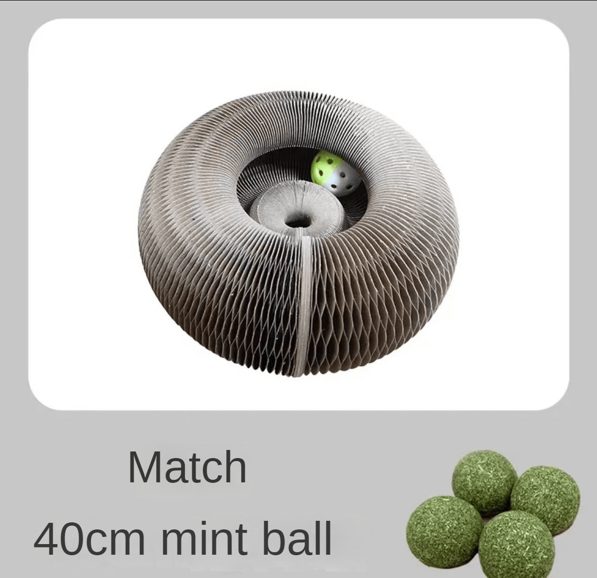 Cat Scratching Board With Bell Ball - petspacestores