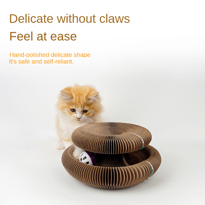 Cat Scratching Board With Bell Ball - petspacestores