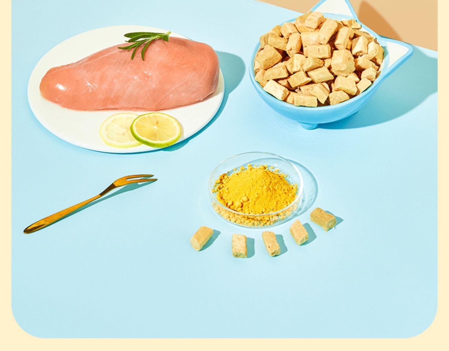 Love - Around Freeze - Dried Raw Chicken Necks (Cats & Dogs) - petspacestores