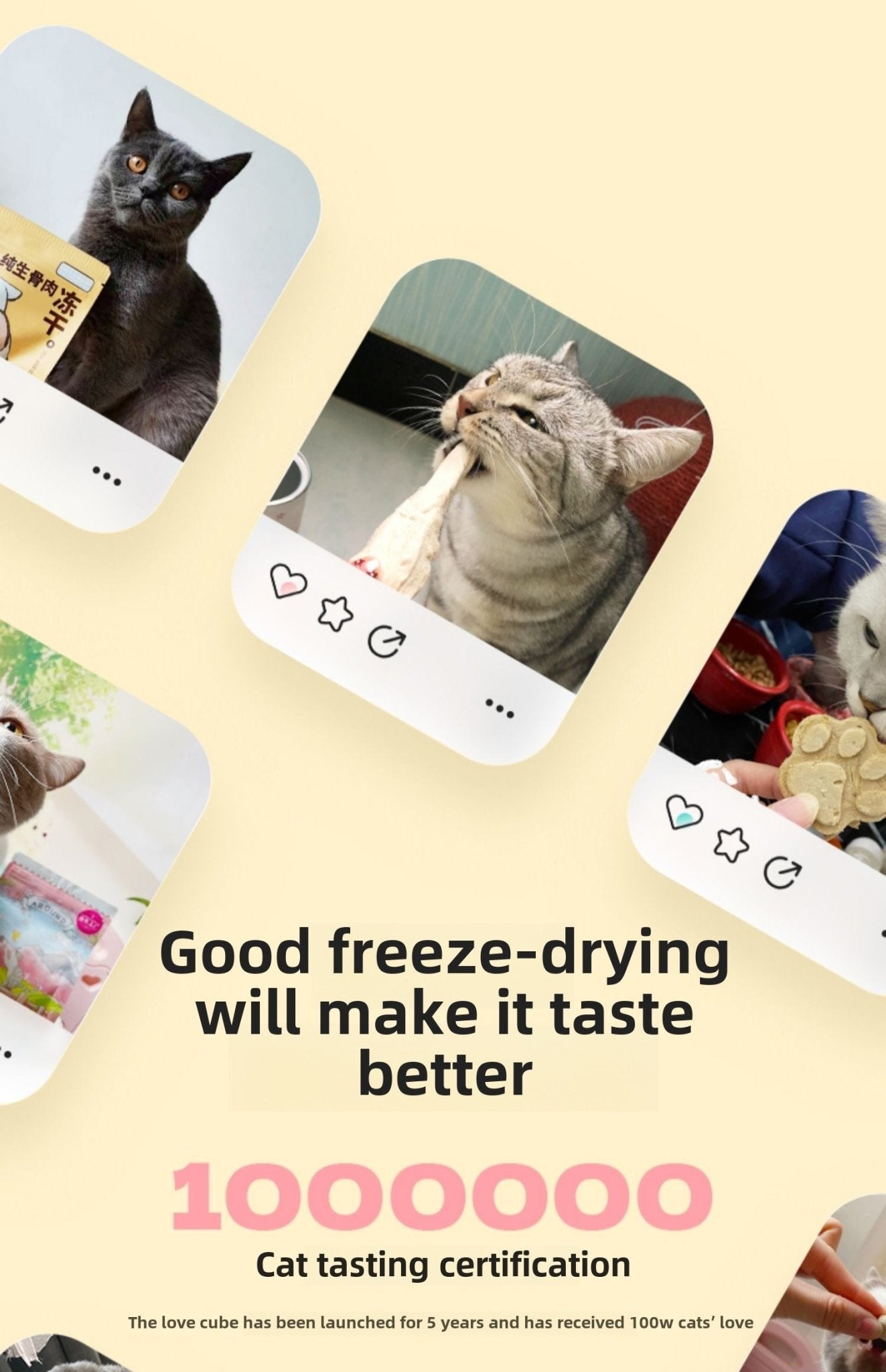 Love - Around Freeze - Dried Raw Chicken Necks (Cats & Dogs) - petspacestores