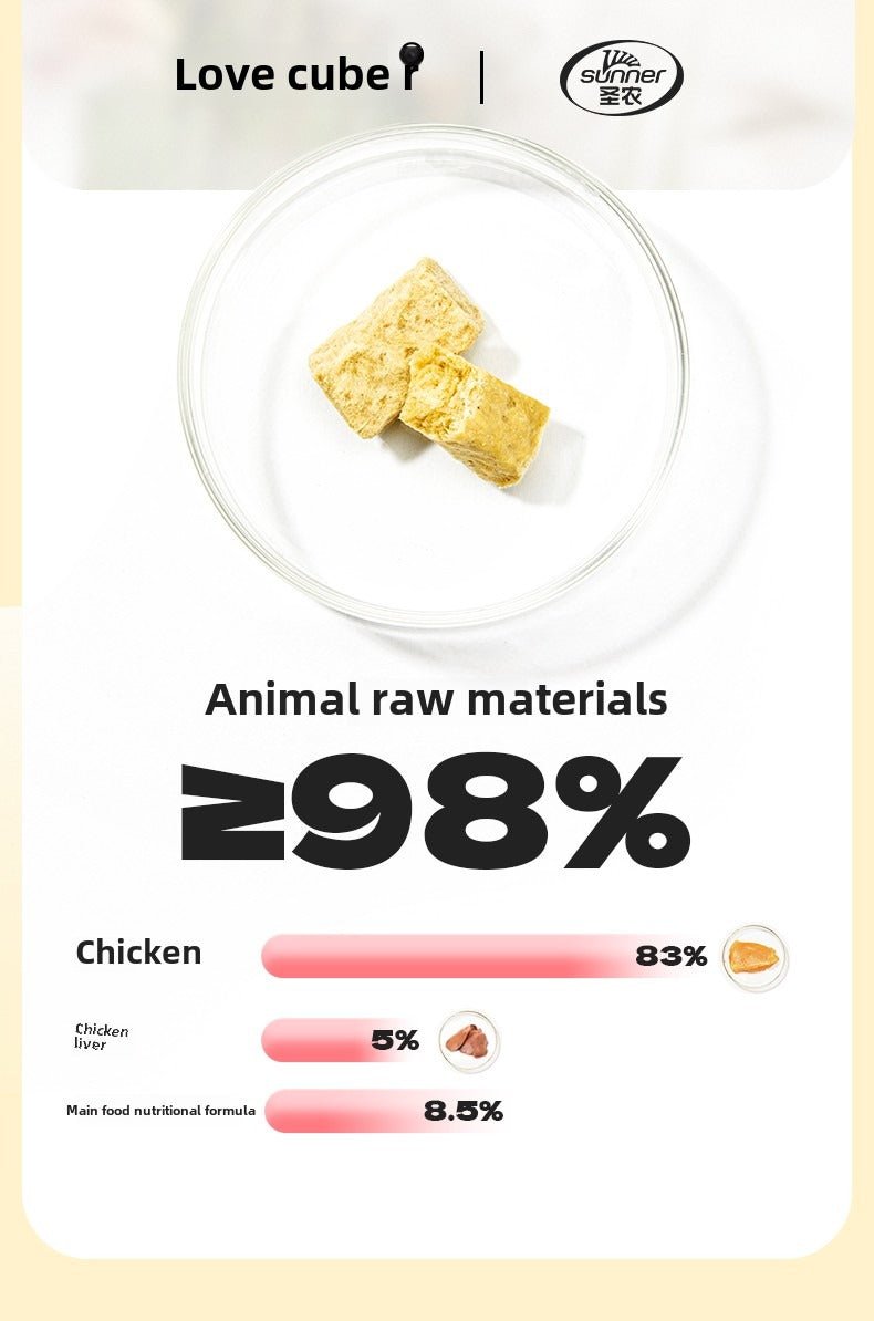 Love - Around Freeze - Dried Raw Chicken Necks (Cats & Dogs) - petspacestores