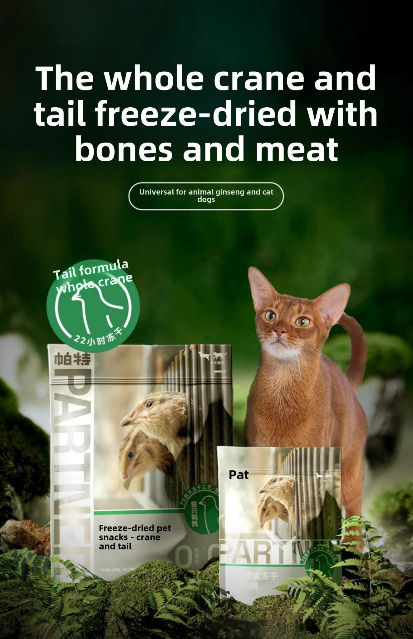 PARTNER Freeze - dried quail - petspacestores