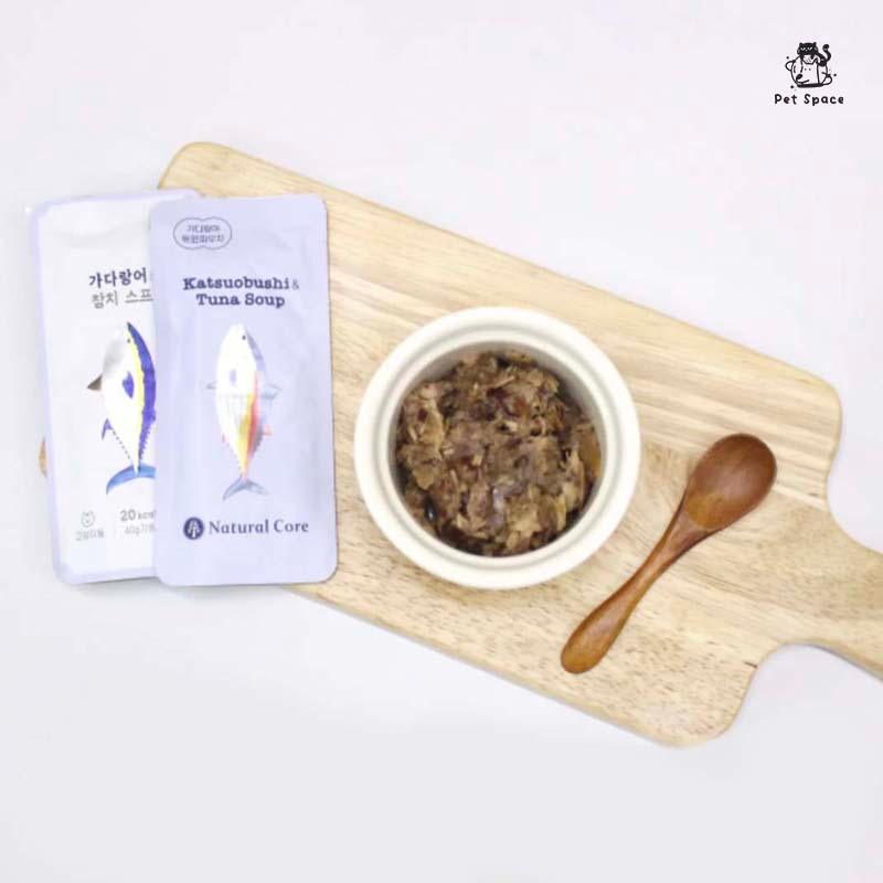 Natural Core Katsuobushi&Tuna Soup for CAT - petspacestores