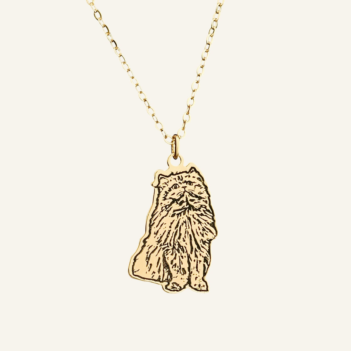 Personalized Custom Pet Portrait Pendant Necklace - petspacestores