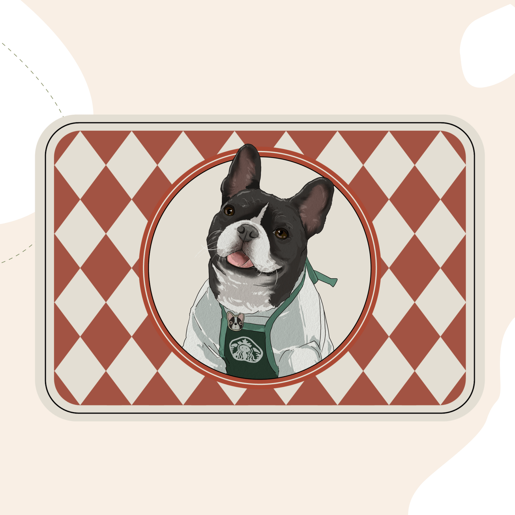 Personalized Custom Pet Portrait Rug - petspacestores
