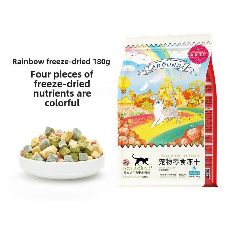 Love - Around Freeze - Dried Raw Rainbow Recipe (CAT) - petspacestores