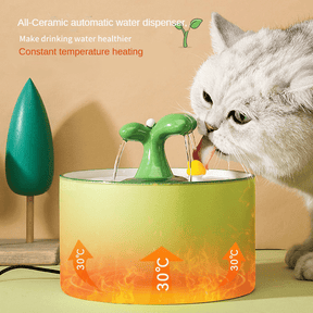 Ceramic automatic water dispenser petspacestores