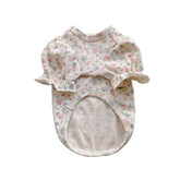 Cute Dog Floral Frock - petspacestores