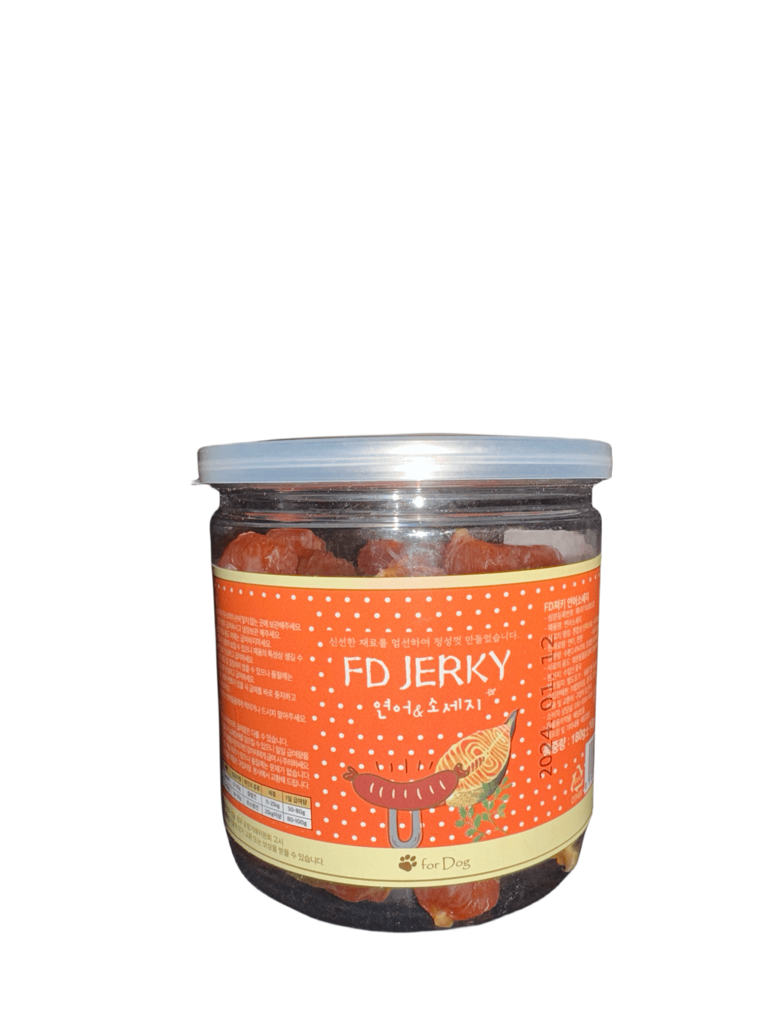 FD JERKY-Salmon Sausage - petspacestores