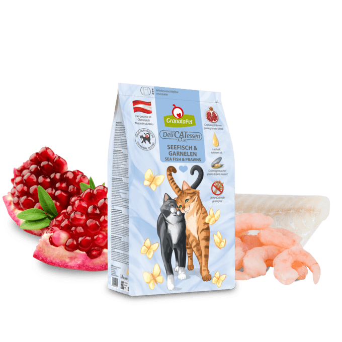 GranataPet Cat - Dry Food DeliCatessen Sea Fish & Prawns - petspacestores