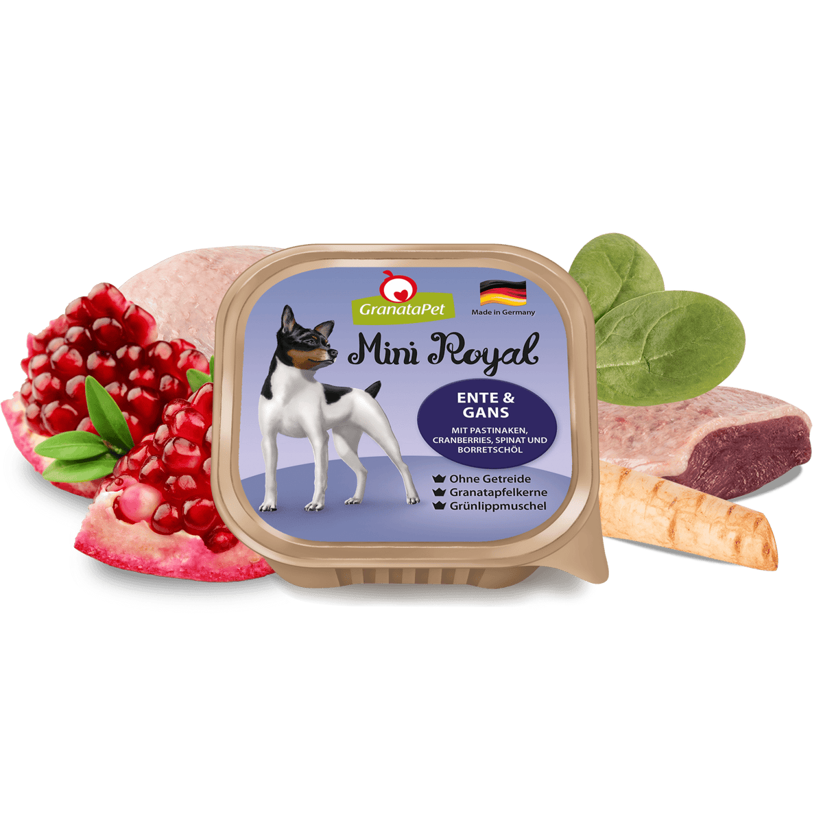 GranataPet Dog - wet food Mini Royal Duck & Goose 150g - petspacestores