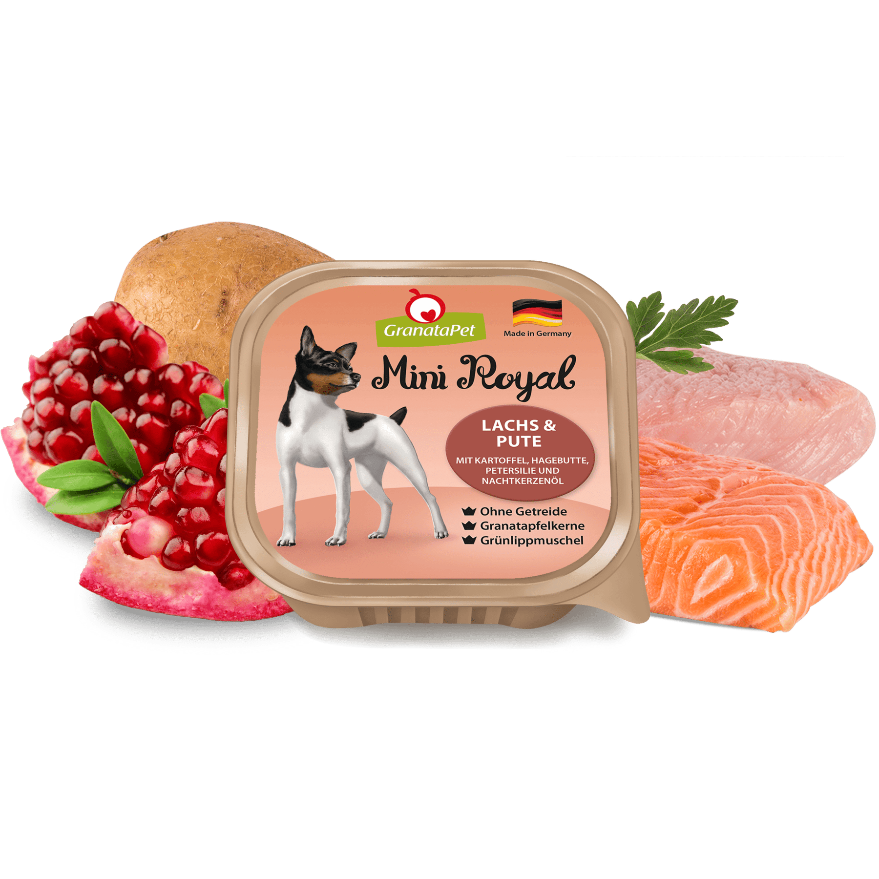 GranataPet Dog - wet food Mini Royal Salmon & Turkey 150g - petspacestores