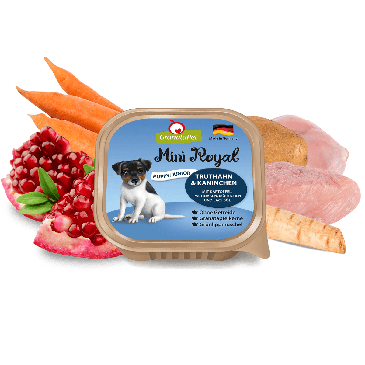 GranataPet Dog - wet food Mini Royal Turkey & Coney Junior/Puppy 150g - petspacestores