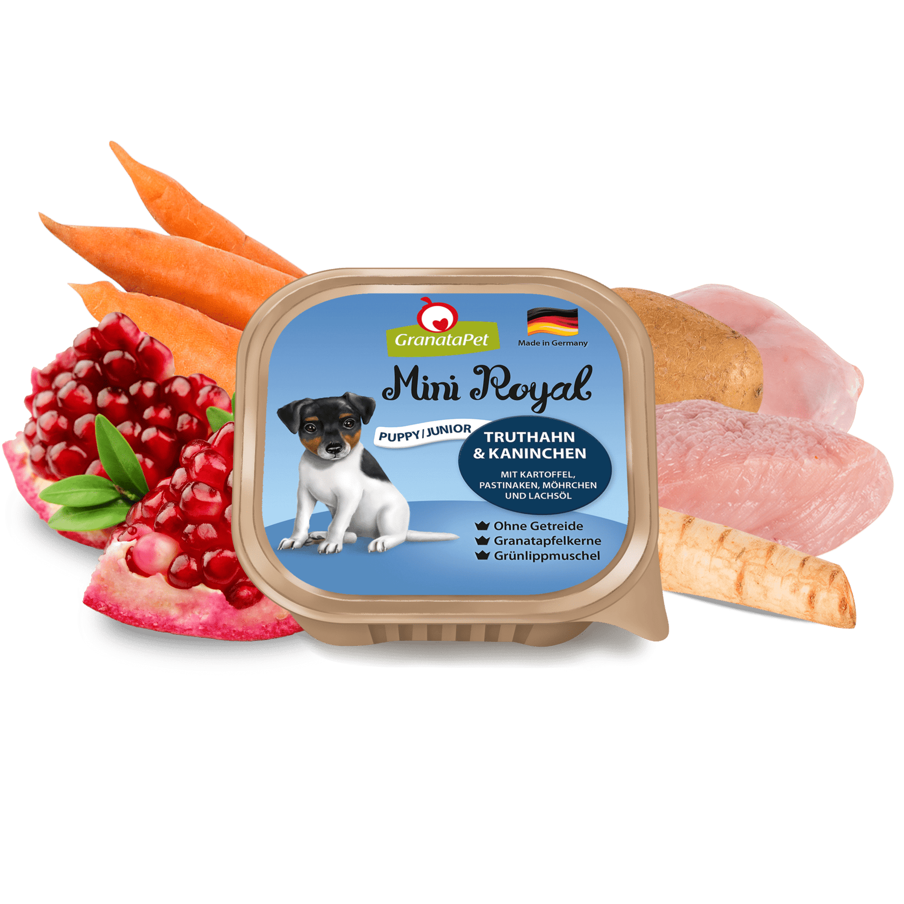 GranataPet Dog - wet food Mini Royal Turkey & Coney Junior/Puppy 150g - petspacestores