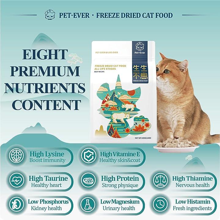 Pet-Ever FREEZE-DRIED RAW BEEF RECIPE FOR CAT - petspacestores