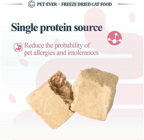 Pet-Ever FREEZE-DRIED RAW PORK RECIPE FOR CAT - petspacestores