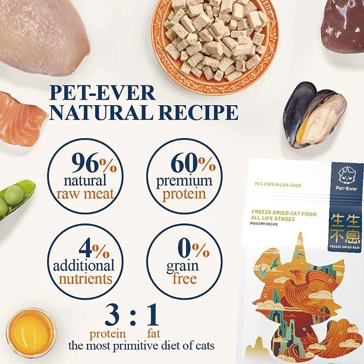 Pet-Ever FREEZE-DRIED RAW POULTRY RECIPE FOR CAT - petspacestores